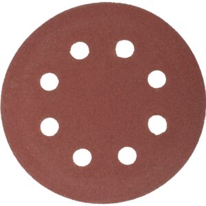 SANDING DISC 115MM 240 GRIT WITH HOLES 10/PK HOOK AND LOOP