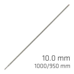 FORCE X 10.0 x 1000/950 SDS-PLUS REBAR DRILL BIT X4 CUTTING EDGES
