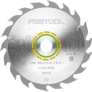 SAW BLADE HW 160X2,2X20 W18