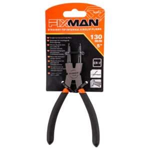 FIXMAN STRAIGHT INTERNAL CIRCLIP PLIERS 130MM 5'