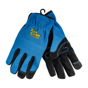 GLOVE BLUE LARGE WITH PU PALM MULTI PURPOSE