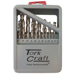 DRILL BIT SET 19PCE HSS GROUND BRIGHT FINISH