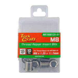 REPL. INSERT 10PC M8 X 1.25 X 11.7MM S/STEEL FOR NR7008125