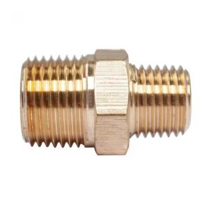 NIPPLE BRASS 1/4X1/2 M/M