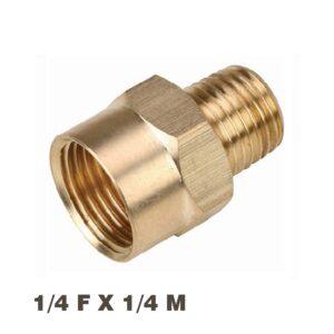 REDUCER BRASS 1/4X1/4 M/F