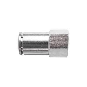 METAL PU FITTING STRAIGHT 10MM 1/4' F