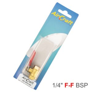 BALL VALVE 1/4' FF 1PC PACK