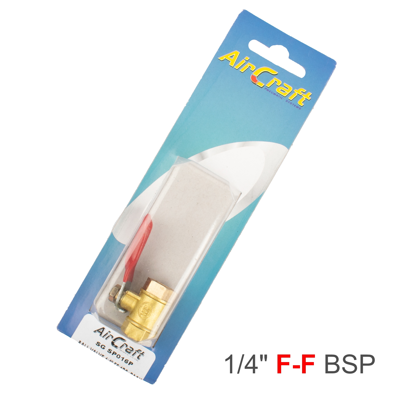 BALL VALVE 1/4' FF 1PC PACK