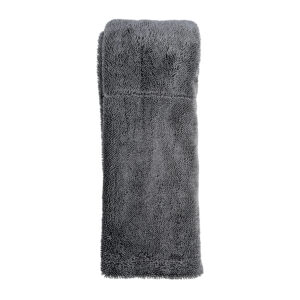 MICROFIBRE CLOTH DRY TOWEL GREY 500MM X 700MM 1100GSM
