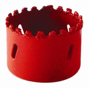 HOLE SAW CARBIDE GRIT 16MM - RED