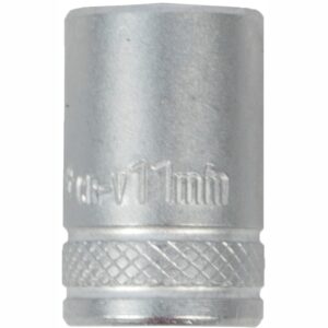 SOCKET 11MM 1/4' DRIVE CRV 12POINT