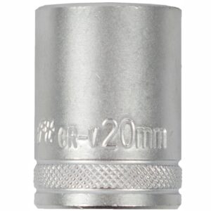 SOCKET 20MM X 27.8MM 1/2' DRIVE CRV 12 POINT
