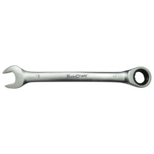 COMBINATION RATCHET WRENCH 19MM FIXED HEAD SPANNER